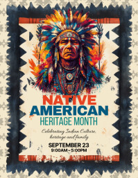 Native American Day Event Template | PosterMyWall