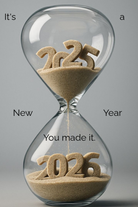 Plantilla de Grey Illustrative New Year Poster | PosterMyWall