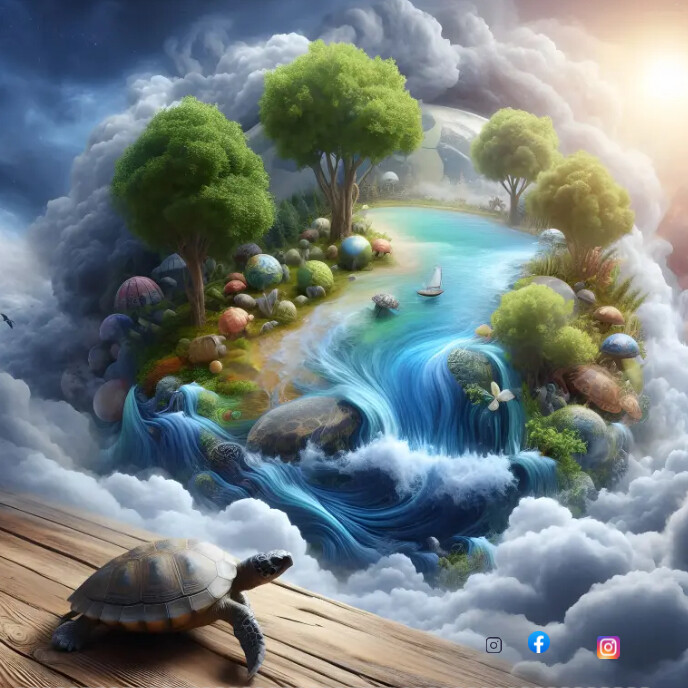Turtlebox Flyer Copy of Grey International Turtle Day Flyer Template | PosterMyWall