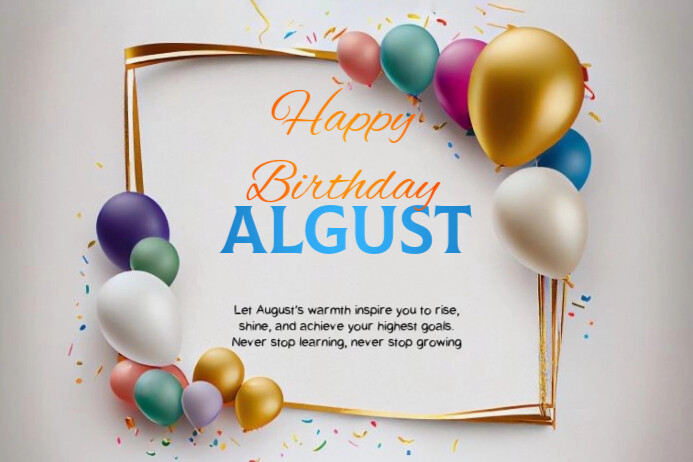 Grey Joyful Birthday Card Label Etiket template