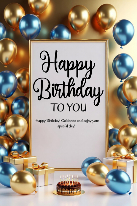 Birthday Celebration Posters Template | PosterMyWall