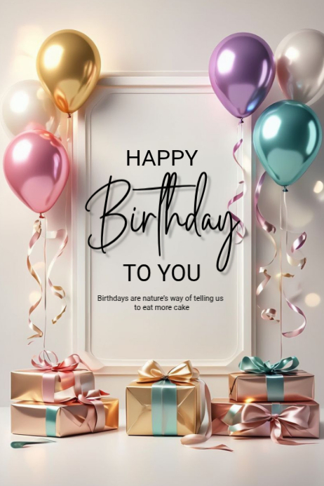 Birthday Celebration Posters Template | PosterMyWall