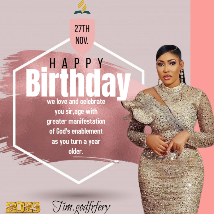 Grey Joyful Birthday Celebration Poster Square Template | PosterMyWall