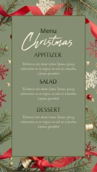 Grey Joyful Christmas Instagram Story template