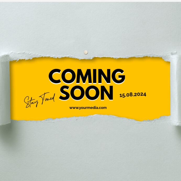 Grey Joyful Coming Soon Instagram Post Template | PosterMyWall