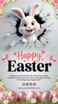 Cinzento Easter Celebration Instagram-Story Template
