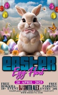 Grey Joyful Easter Us Legal template