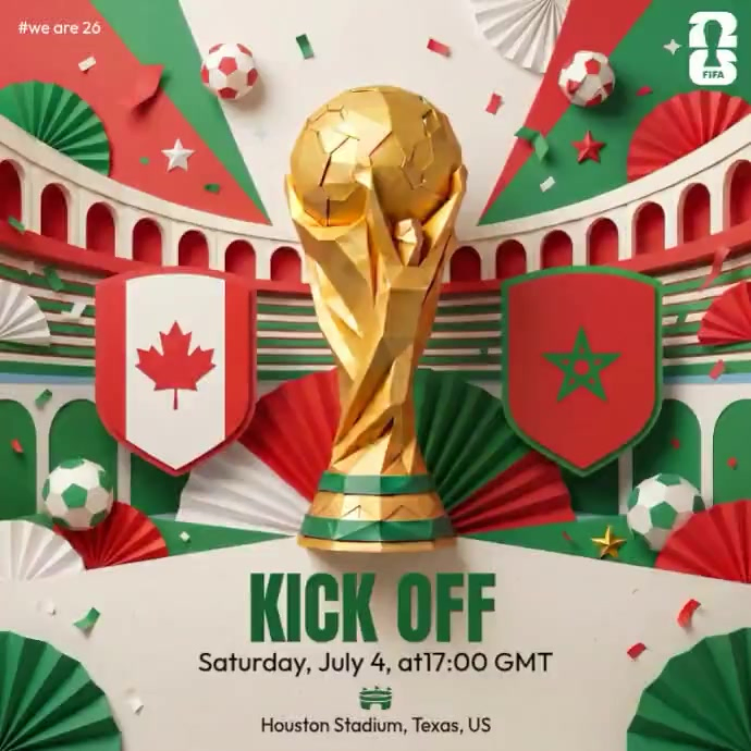 Fifa World Cup Kickoff Template | PosterMyWall