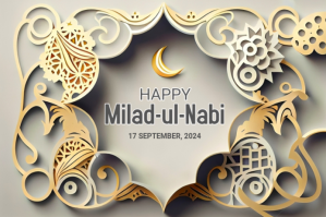 Gris Grey Joyful Happy Milad Ul Nabi Label Label Template