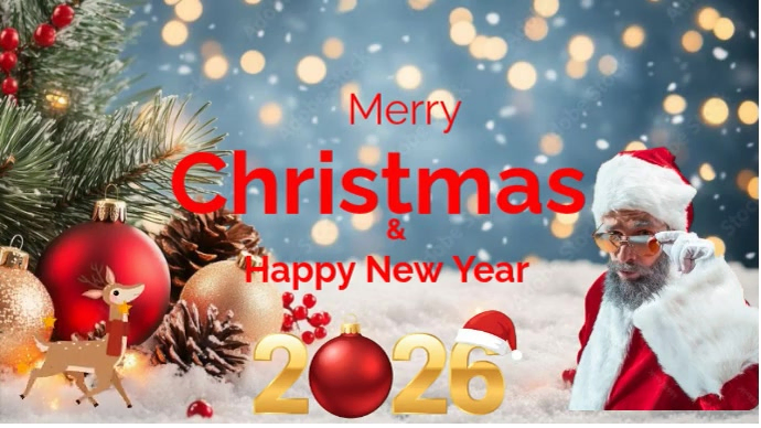Plantilla de Grey Joyful Happy New Year Youtube Thumbnail | PosterMyWall
