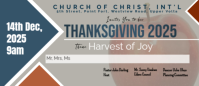 Grey Joyful Harvest Envelopes template