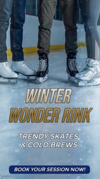 Ice Skating Event Template | PosterMyWall