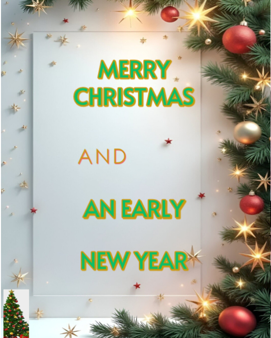 Plantilla de Grey Joyful Merry Christmas And Happy New Year Instagram ...