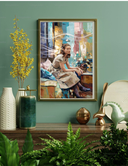 Grey Joyful Sophisticated Frame Template For Stunning Artworks Flyer (us Letter)
