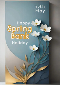 Spring bank day Template | PosterMyWall