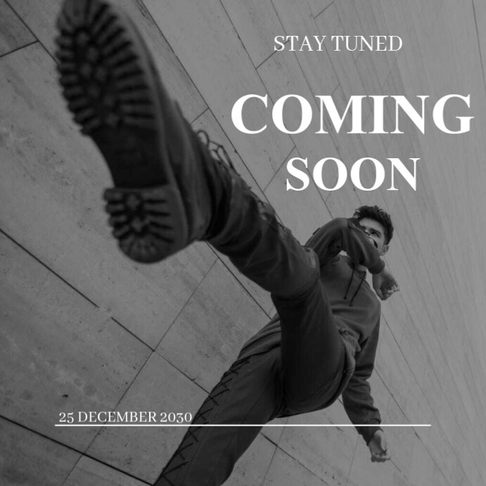 Grey Joyful Stay Tuned Coming Soon Instagram Post Template | PosterMyWall