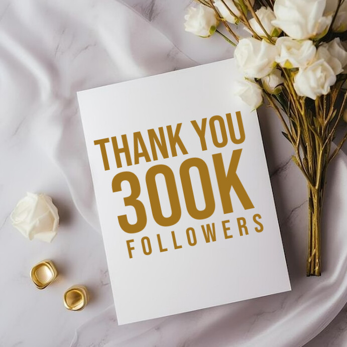 Copy of Grey Joyful Thank You Instagram Post | PosterMyWall
