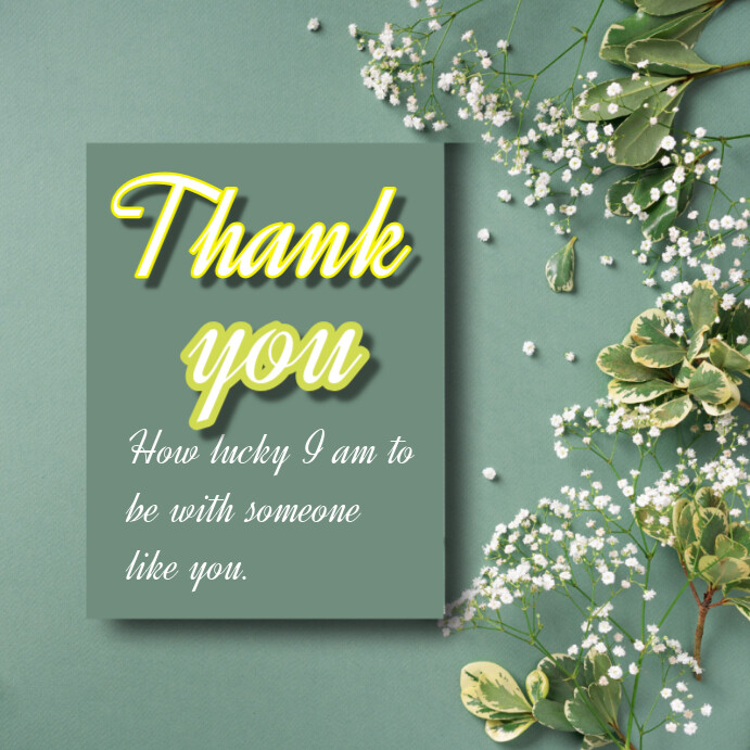 Grey Joyful Thank You Instagram Post Template | PosterMyWall