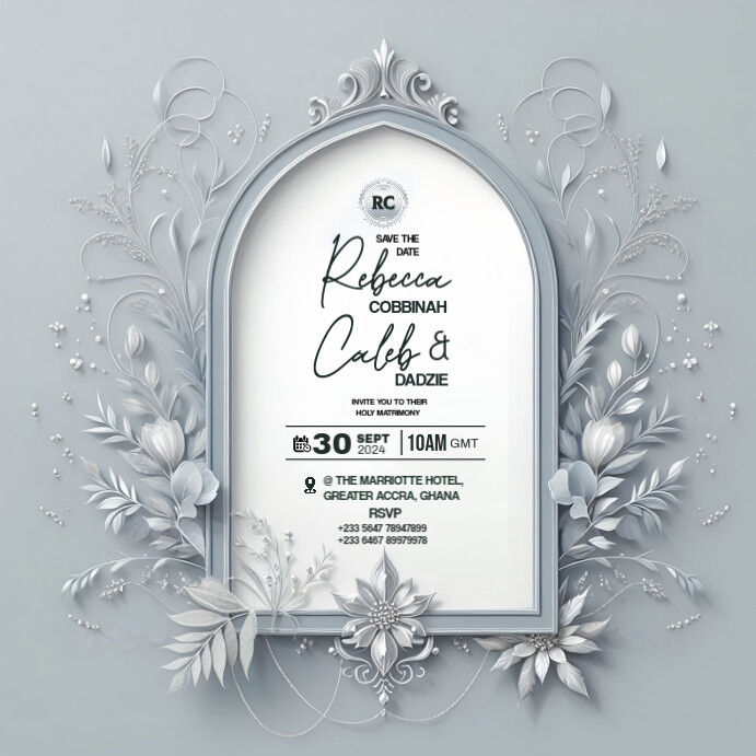 Copy of Grey Joyful Wedd Instagram Post | PosterMyWall