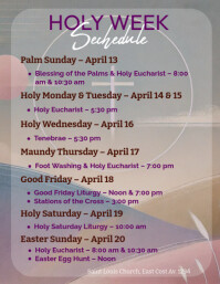 holy week Template | PosterMyWall