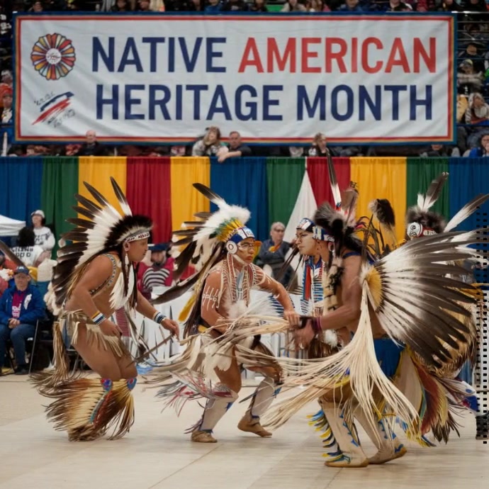 Grey List-based Native American Heritage Month Instagram Post Template ...