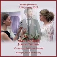 Grey Maximalist Brides Instagram Post template