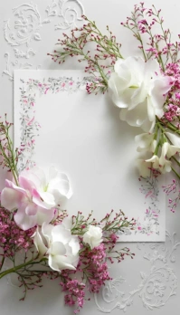 Grey Maximalist Bridesmaid Business Card Kartu Bisnis template