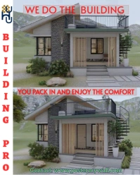 Grey Maximalist Building Pro Instagram Portrait template