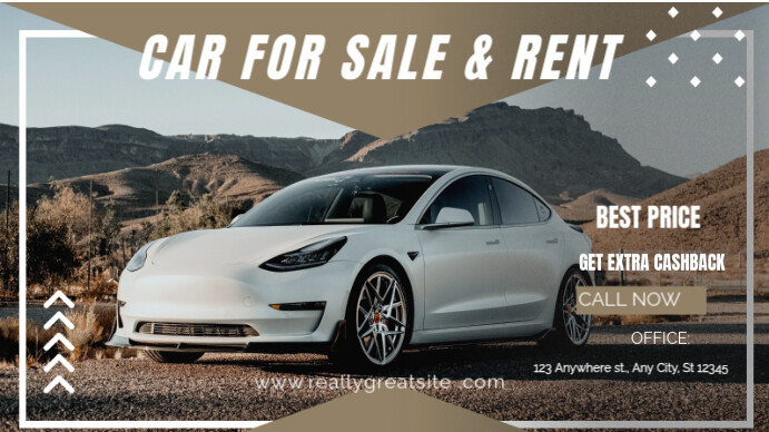 Grey Maximalist Car For Sale Youtube Thumbnail template