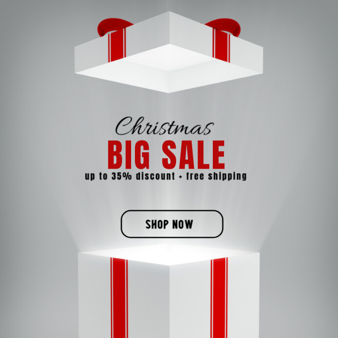 Copy of Grey Maximalist Christmas Sale Instagram Post | PosterMyWall