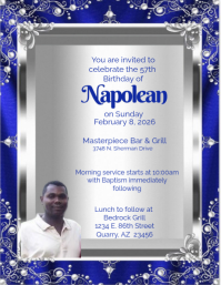 Grey Birthday Celebration Flyer Template