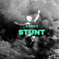 Grey Maximalist Epic Storm Cover | Heroic Trap Hip Hop Art Album Cover template