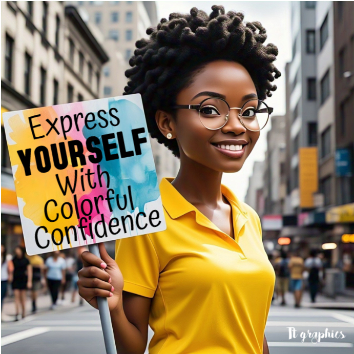 Grey Maximalist Express Yourself With Colorful Confidence  Instagram Post template