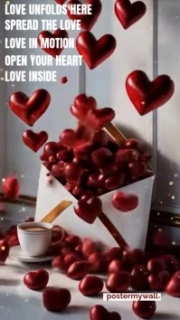Grey Maximalist From My Heart Digital Display (9:16) template
