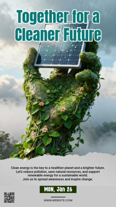 Clean Energy Advocacy Template | PosterMyWall