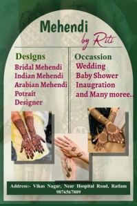 Grey Maximalist Mehendi Art  Poster Iphosta template