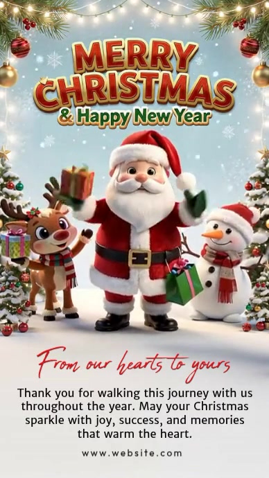 Grey Maximalist Merry Christmas Instagram Story Template | PosterMyWall