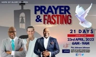 Grey Maximalist Prayer & Fasting Tag Etiqueta template