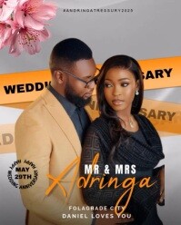 Grey Maximalist Romantic Wedding Anniversary Milestone & Memory Poster Template Instagram Portrait