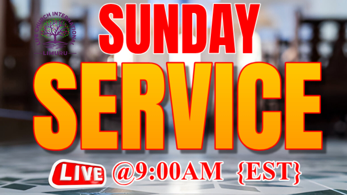 Sunday Service Announcement Template | PosterMyWall