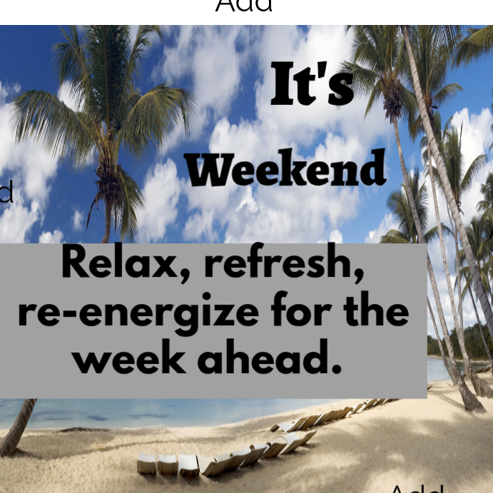 Weekend Relaxation Instagram Ad Template | PosterMyWall