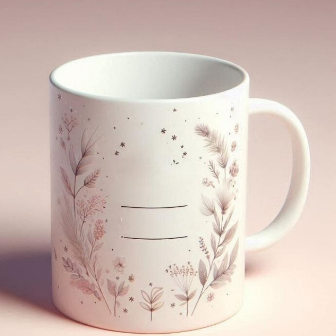 Plantilla de Grey Maximalist White Mug Cup Instagram Post | PosterMyWall