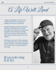 Putih Memorial Tribute Instagram Portrait Template - Page 2