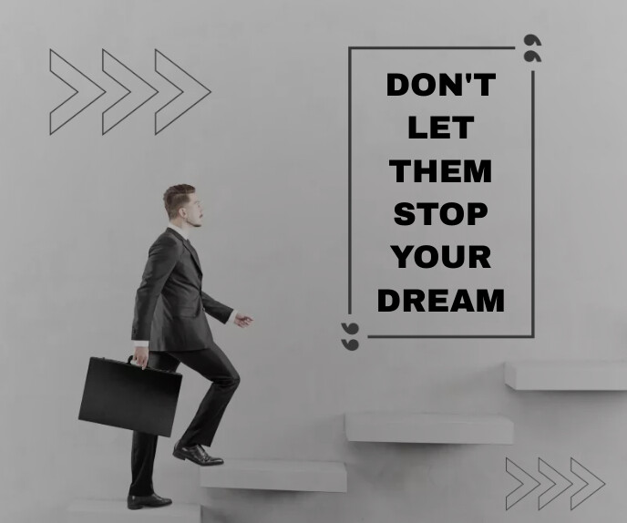 Grey Minimalist Motivational Quotes (Facebook Template | PosterMyWall