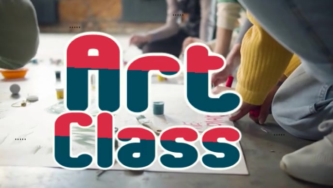 Grey Modern & Minimal Art Class Template Youtube Thumbnail