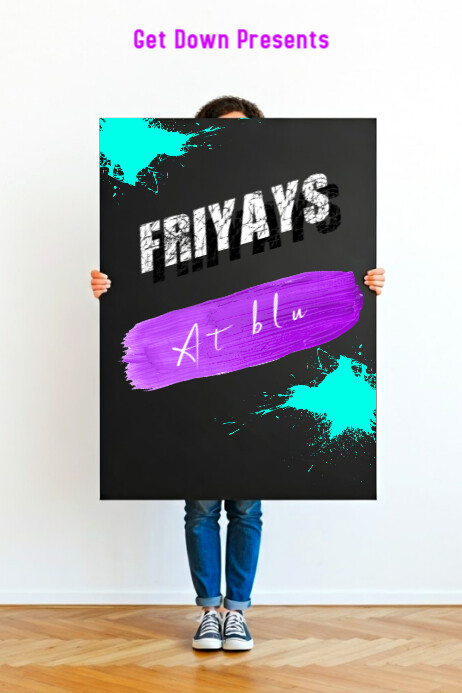 Grey Modern & Minimal Art Poster Template | PosterMyWall