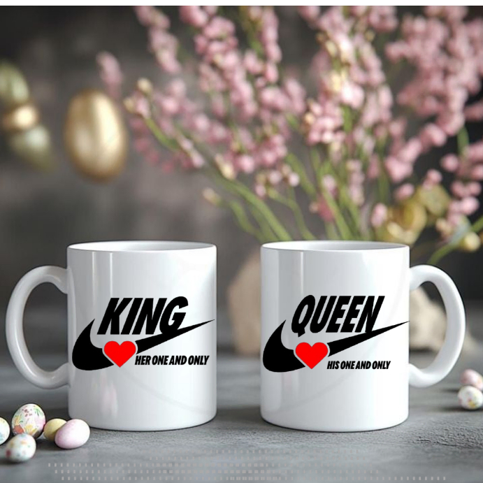 Modèle Grey Modern & Minimal Couple Mugs Instagram Post | PosterMyWall