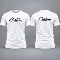 Grey Custom T-Shirt Design Square Template