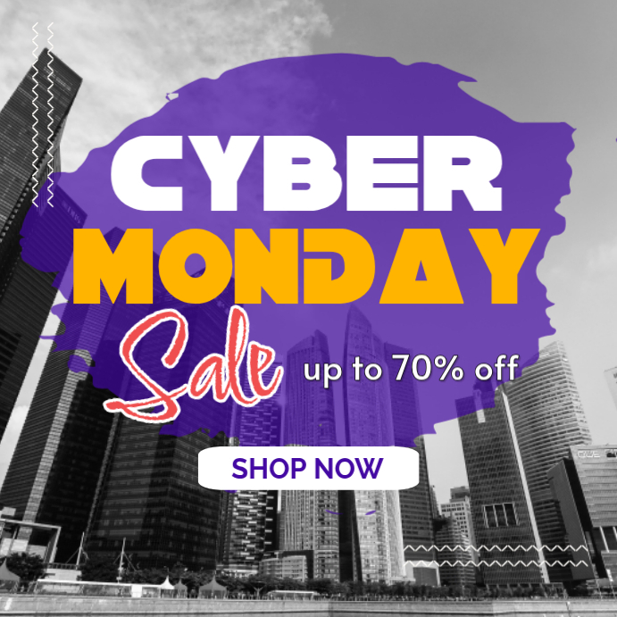 Plantilla de Cyber Monday Sale Instagram Ad | PosterMyWall