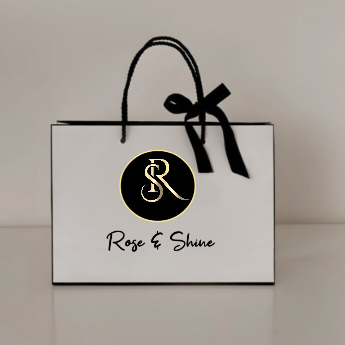 Grey Modern & Minimal Elegant And Classy Business Paper Bag Mockup Design With Logo Instagram Post template